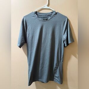 Gray Short Sleeve Crew Neck Tee